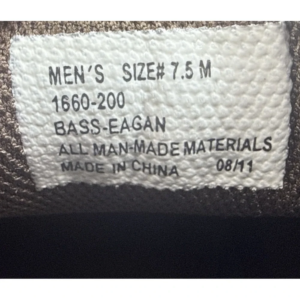 G.H. Bass Eagan Brown Boat Shoes 1660-200 Men's Size 7.5 M